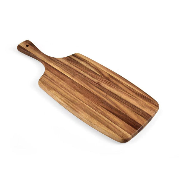 Acacia Wood Cutting Board - Wooden Kitchen Chopping Boards, 17 x 7 Inch
